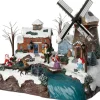 Intratuin kerstdorp huis met molen 31 x 22,5 x 25,5 cm