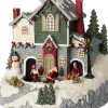 Intratuin kerstdorp kerstman huis 22,5 x 23 x 22,5 cm