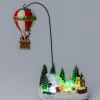 Intratuin kerstdorp luchtballon 19,5 x 13 x 30,5 cm