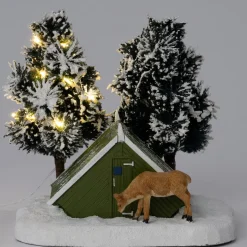 Intratuin kerstdorpminiatuur zouthuis 16 x 17 x 16 cm