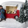 Intratuin kerstdorpminiatuur camper kraam 10,3 x 6,8 x 7 cm