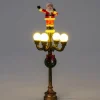 Intratuin kerstdorpminiatuur lantaarn kerstman 4 x 4 x 14 cm