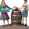 Intratuin kerstdorpminiatuur brood en bier 7,7 x 4,4 x 7,2 cm