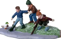 Intratuin kerstdorpminiatuur De Brink dun ijs 11 x 7,5 x 6 cm