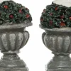 Intratuin kerstdorpminiatuur decoratie plantenbak 2 x 2 x 3 cm 2 stuks