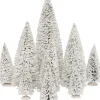 Intratuin kerstdorpminiatuur kerstbomen 9 stuks
