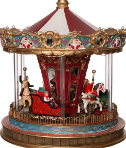 Intratuin kerstdorpminiatuur draaimolen D 24 H 25,5 cm