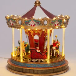 Intratuin kerstdorpminiatuur draaimolen D 24 H 25,5 cm