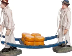 Intratuin kerstdorpminiatuur kaasdragers 11 x 3 x 7 cm