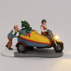 Intratuin kerstdorpminiatuur motor multi 12 x 5,5 x 7 cm