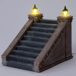 Intratuin kerstdorpminiatuur trap 9,8 x 11,3 x 10,5 cm