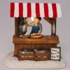 Intratuin kerstdorpminiatuur viskraam 10 x 7,5 x 9,7 cm