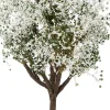 Intratuin kerstdorpminiatuur boom met sneeuw H 15 cm groen