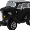 Intratuin kerstdorpminiatuur oldtimer zwart 6,3 x 3,3 x 3,5 cm