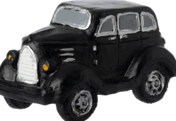 Intratuin kerstdorpminiatuur oldtimer zwart 6,3 x 3,3 x 3,5 cm