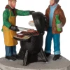 Intratuin kerstdorpminiatuur winter bbq mensen multi 7,5 x 5,5 x 7 cm