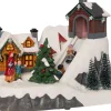 Intratuin kerstdorpminiatuur schans multi 21,5 x 13 x 17 cm