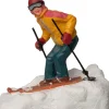 Intratuin kerstdorpminiatuur man op ski's multi 5,8 x 3 x 6 cm