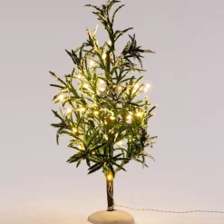 Intratuin kerstdorpminiatuur boom 18 x 16 x 30 cm