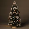 Intratuin kerstdorpminiatuur kerstboom met LED verlichting H 23 cm
