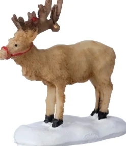 Intratuin kerstdorpminiatuur rendier 5,5 x 2,8 x 5,1 cm