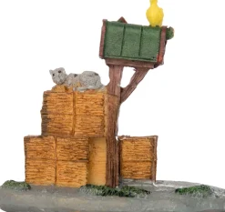 Intratuin kerstdorpminiatuur brievenbus 6,5 x 4 x 7 cm