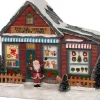 Intratuin kerstdorpminiatuur kerstwinkel 21 x 13 x 16,5 cm