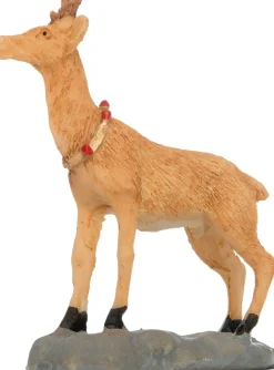 Intratuin kerstdorpminiatuur rendier 5,5 x 2 x 6 cm