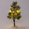 Intratuin kerstdorpminiatuur besneeuwde boom D 12 H 25 cm