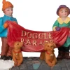 Intratuin kerstdorpminiatuur honden parade multi 8 x 3,5 x 6 cm