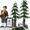 Intratuin kerstdorpminiatuur kerstbomen verkopen 8,5 x 4,5 x 8 cm