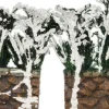 Intratuin kerstdorpminiatuur heg in bak 2 stuks 11,5 x 2,5 x 7 cm