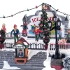 Intratuin kerstdorpminiatuur schaatsbaan 40 x 28 x 17 cm