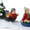 Intratuin kerstdorpminiatuur tube glijden 9,5 x 4,6 x 5,6 cm