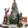 Intratuin kerstdorpminiatuur kerstboom versieren 12 x 10 x 11 cm
