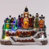 Intratuin kerstdorpminiatuur treinstation 35,5 x 20,5 x 27 cm