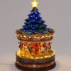 Intratuin kerstdorpminiatuur carrousel 22 x 22 x 35 cm
