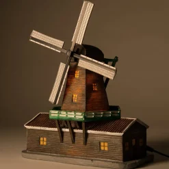 Intratuin kerstdorp molen Zaanse Schans 26 x 16,5 x 31 cm
