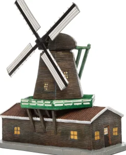 Intratuin kerstdorp molen Zaanse Schans 26 x 16,5 x 31 cm