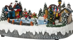 Intratuin kerstdorp schaatsbaan 32 x 25 x 14 cm