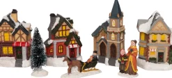 Intratuin kerstdorpset kerststad 7-delig