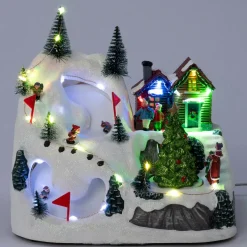 Intratuin kerstdorp skipiste 22,5 x 15,5 x 21,5 cm