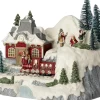 Intratuin kerstdorp treinstation 28 x 21 x 19,5 cm