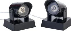 Intratuin kerstdorp verlichting spotjes 3,2 x 3,8 x 3,5 cm 2 stuks zwart