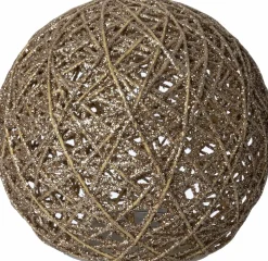 Intratuin kerstfiguur bal goud D 15 H 15 cm