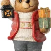 Intratuin kerstfiguur beer lantaarn met verlichting 39 x 28 x 61 cm