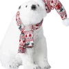 Intratuin kerstfiguur beer wit 36 x 20 x 40 cm