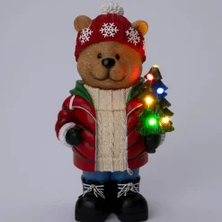 Intratuin kerstfiguur beer 21 x 13,5 x 38 cm