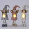Intratuin kerstfiguur Belinda engel wit met verlichting 21 x 14 x 56 cm