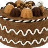 Intratuin kerstfiguur Bolo caketaart bruin D 18 H 12,5 cm
